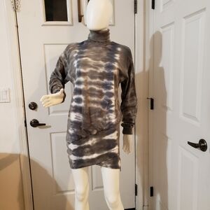 Young Fabulous & Broke Asymmetrical Tie Dye Sweatshirt Dress